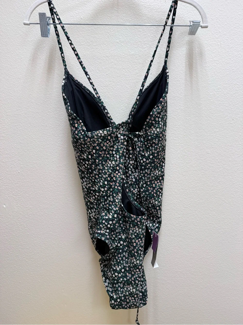 J. Crew black floral